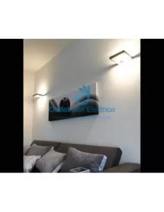 Metal spot 44350 Quadro wood wall 150w lrg 2